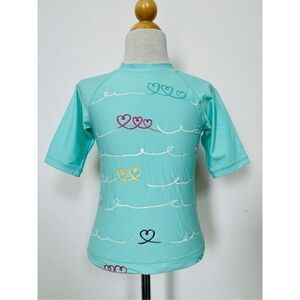 NEW Hanna Andersson 6/7 (120) Short Sleeve Swim Shirt Rash Guard